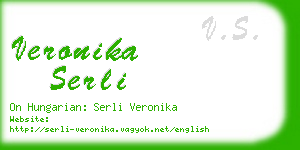 veronika serli business card